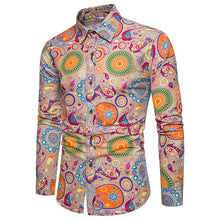 Load image into Gallery viewer, Vintage Floral Party Suits Man Long Sleeve Clothing Classic Chinese Style Printed Shirt Pants And Shirts Set Men Casual Clothes
