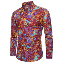 Load image into Gallery viewer, Vintage Floral Party Suits Man Long Sleeve Clothing Classic Chinese Style Printed Shirt Pants And Shirts Set Men Casual Clothes
